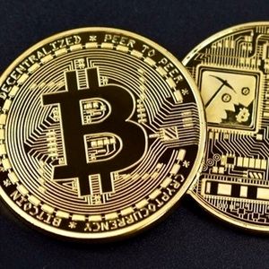 Commemorative Bitcoin collectible coin